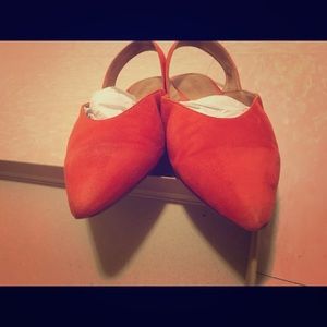 Madewell The Ava Slingback Flat in Suede size 7.5